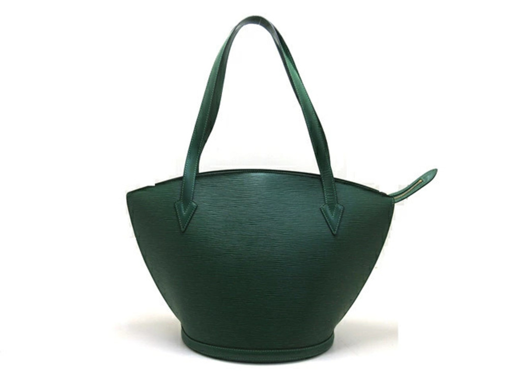 LOUIS VUITTON Saint Jacques Shopping Shoulder Bag Epi Leather Borneo Green